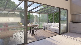 Veranda view form house